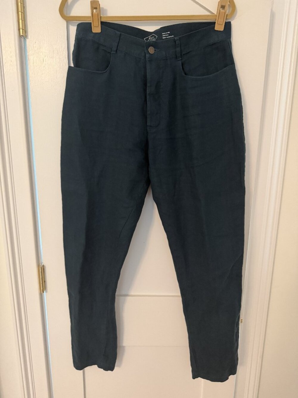 Men's Dusk (blue) Cham Linen Pants - size 32